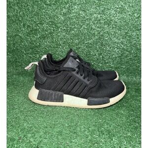 Adidas NMD R1 Women Size 6.5 Black Boost Comfort Running Shoes Walking Sneakers